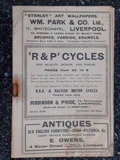 Usado, 1924 Original Liverpool&Birkenhead ABC Time Tables Book Rail,Trams Etc Incomplet comprar usado  Enviando para Brazil