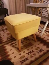 Habitat yellow footstool for sale  OXTED