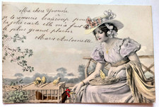 Cartolina illustrata 1905 usato  Sesto San Giovanni