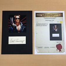 Arnold schwarzenegger autogram gebraucht kaufen  Finsterwalde