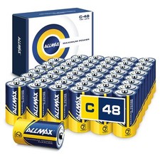 Usado, Pilhas alcalinas Allmax C potência máxima (48 unidades) - CAIXA ABERTA comprar usado  Enviando para Brazil