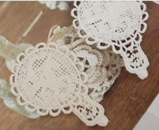 Coppia pizzo macramè usato  Brescia