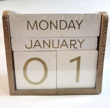 Perpetual calendar wooden for sale  Topeka