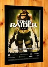 2008 Tomb Raider Underworld Xbox 360 PS3 PS2 pôster promocional antigo / arte publicitária emoldurada comprar usado  Enviando para Brazil
