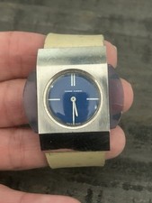 RELÓGIO VINTAGE 1970 JAEGER LECOULTRE PIERRE CARDIN ERA ESPACIAL COLEÇÃO LUCITE comprar usado  Enviando para Brazil