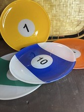 Usado, 4 novos pratos de sanduíche de vidro bola de bilhar para piscina Luminarc comprar usado  Enviando para Brazil