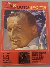 US AS Auto sports Racing Magazine March - May 1965 A.J. Foyt comprar usado  Enviando para Brazil