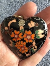 Vtg cloisonné heart for sale  Manahawkin