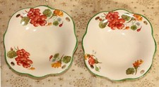 Par de pratos vintage de 1930 Royal Winton Grimwades com pedestal de hibisco af comprar usado  Enviando para Brazil