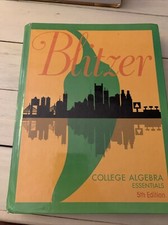 Blitzer college algebra for sale  Abilene