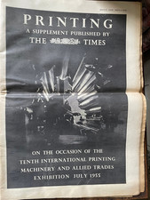 Printing supplement newspaper for sale  BRISTOL