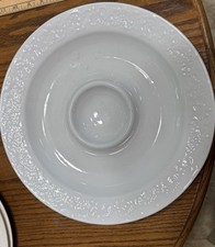 Vintage white round for sale  Porterville