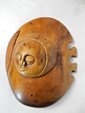 Antigo Exclusivo Esculpido à Mão Rosto Suave Escultura em Madeira Carl Langspecht, Arte Assinada comprar usado  Enviando para Brazil
