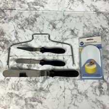 Faca espalhadora de aço inoxidável Wilton espátula niveladora de bolo fondant mais suave, usado comprar usado  Enviando para Brazil