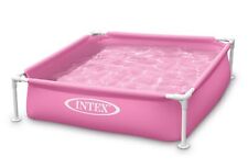 Mini estrutura para piscina acima do solo Intex rosa 48 pol. X 48 pol. X12 pol. comprar usado  Enviando para Brazil
