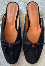 Black suede leather for sale  SWINDON