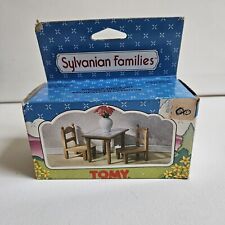 Conjunto completo de mesa e cadeiras de jantar Sylvanian Families TOMY vintage cozinha RARO comprar usado  Enviando para Brazil
