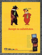 Yogi Bear Super Nintendo SNES anúncio impresso arte vintage B 1994, usado comprar usado  Enviando para Brazil