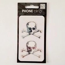 Pegatinas de calaveras y huesos cruzados para cajones de gabinetes de teléfono segunda mano  Embacar hacia Mexico