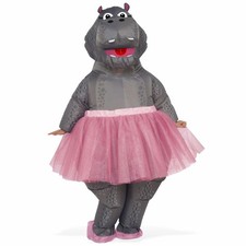 Fantasia masculina feminina engraçada inflável hipopótamo bailarina animal zoológico safári comprar usado  Enviando para Brazil