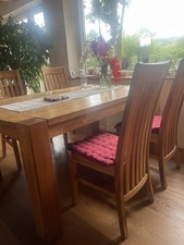 Esszimmertisch eiche massiv gebraucht kaufen  Rieseby