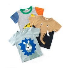 Roupas infantis de verão novas camisetas infantis de manga curta conjuntos para bebês meninos, usado comprar usado  Enviando para Brazil