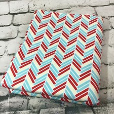 Tecido Jo-Ann colorido Chevron listrado flanela macia mede 44” por 3 jardas, usado comprar usado  Enviando para Brazil