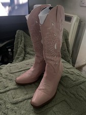 Ladies pink embroidered for sale  CLEVEDON
