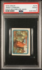 1979 Chocolates Torras Crack Hace Millones de Anos 275 Jimmy Connors PSA 2 Pop 2 comprar usado  Enviando para Brazil