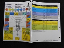 Gráfico de manutenção de serviço 2008-2015 genuíno trator Kubota M59 BT1200 TL1350 comprar usado  Enviando para Brazil