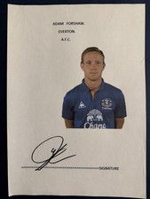 Adam forshaw. everton. for sale  CARDIFF