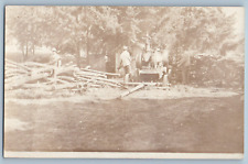 Logging postcard rppc for sale  Terre Haute