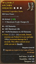 ✨Diablo 4 Eternal 🔥 Botas 3GA: Dex Life All Elemental Resistances comprar usado  Enviando para Brazil