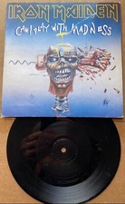 Iron Maiden RARO 1988 Can I Play With Madness Reino Unido 7" vinil unilateral MISPRESS comprar usado  Enviando para Brazil
