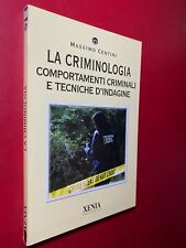 Centini criminologia tecniche usato  Bologna