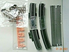 Steel Track 12pcs R-18" & 4pcs Straight & Scenery Items - HO   Box10 comprar usado  Enviando para Brazil