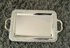 Servierplatte griffe zierrand gebraucht kaufen  Pleinfeld