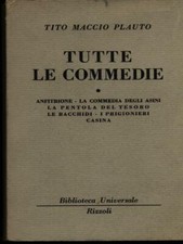Tutte commedie volume usato  Italia