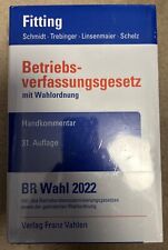 Betriebsverfassungsgesetz fitt gebraucht kaufen  Alzey