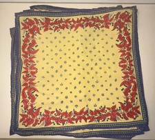 9 guardanapos de jantar Williams Sonoma PROVENCE borboleta amarela campo francês 20”x20 comprar usado  Enviando para Brazil