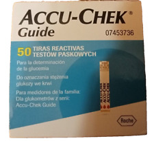 ACCU-CHEK  GUIDE      50 tiras reactivas glucemia, usado comprar usado  Enviando para Brazil