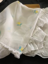 Antique embroidered veil d'occasion  Expédié en Belgium