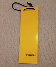 Selfridges yellow bag for sale  YATELEY