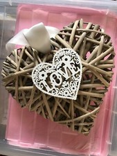 Wicker hanging heart for sale  SHEFFIELD