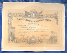 Vecchio diploma poligono usato  Cremona
