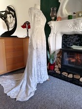 Vintage ivorysatin damask for sale  MOTHERWELL
