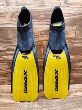 Barbatanas femininas SEAC SUB XSpeed X Speed amarelo pé inteiro tamanho 6-7 fabricadas na Itália comprar usado  Enviando para Brazil