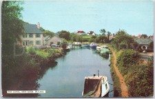 Vintage postcard canal for sale  UK