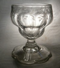 Georgian glass engraved for sale  STANSTED