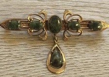 Vintage gold brooch for sale  Akron